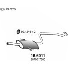 Mittelschalldämpfer | HYUNDAI Matrix 01 | 16.6011
