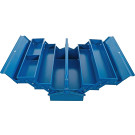 BGS Metall-Werkzeugkasten | leer | 420 x 200 x 200 mm | 5 Fächer | 33000