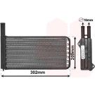 VAN WEZEL Wärmetauscher, Innenraumheizung 18006154