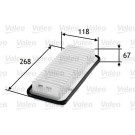 VALEO Luftfilter | 585125
