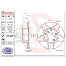 BREMBO Bremsscheibe | 09.5142.76
