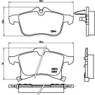 BREMBO Bremsklötze VA | OPEL Astra, Corsa, Zafira 98-17 | P 59 045