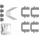 Zusatzsatz, Scheibenbremsbelag | 82558200