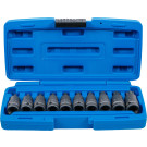 BGS Kraft-Bit-Einsatz-Satz | Antrieb Innenvierkant 12,5 mm (1/2"""") | T-Profil (für Torx) T20 - T70 | 10-tlg | 5097