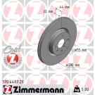 ZIMMERMANN Bremsscheibe | 370.4407.20