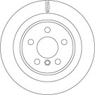 11 482 089 Bremsscheibe HA | BMW 2er, X1 13 | DF6755