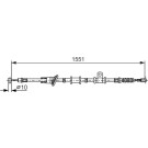 Handbremsseil re | MITSUBISHI Space Star 01 | 1987482400