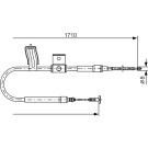 Handbremsseil re | FIAT Strada | 1987477829