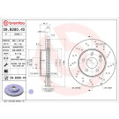 BREMBO Bremsscheibe | 09.B280.4X