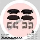 ZIMMERMANN Bremsbeläge