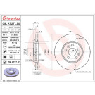 72 481 050 Bremsscheibe VA | RENAULT Kangoo 08 | 09.A727.21