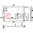 JPN Kühler, Motorkühlung 60C9045-JPN