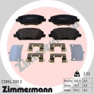 ZIMMERMANN Bremsbelagsatz, Scheibenbremse