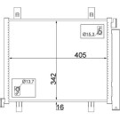 Kondensator, Klimaanlage BEHR AC 747 000S