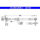 Bremsschlauch | 24.5266-0600.3