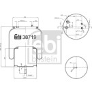 FEBI BILSTEIN Luftfeder | 38719