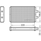 DENSO Heizkörper DRR12016