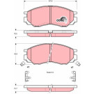 Bremsklötze VA | MITSUBISHI Space Gear,L200,L300,L400 95 | GDB1286