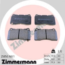 ZIMMERMANN Bremsbelagsatz, Scheibenbremse | 25850.160.1