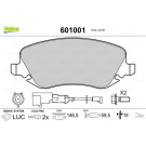 VALEO Bremsbeläge 601001