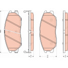 Bremsklötze VA | HYUNDAI Terracan 04 | GDB3465