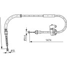 Handbremsseil li | MINI | 1987482229