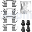 ZUBEHÖRSATZ, SCHEIBENBREMSBELAG | LX0744