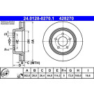 Bremsscheibe | 24.0128-0270.1