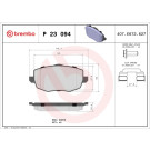 BREMBO Bremsklötze VA | LANCIA Ypsilon 03-11 | P 23 094