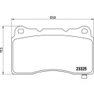 BREMBO Bremsbelagsatz, Scheibenbremse | P 09 004E