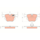 Bremsklötze HA | BMW E46,E38,E39,X3,X5,Z4,Z8 94 | GDB1530