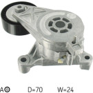 Spannrolle Multi-V | AUDI,SEAT,SKODA,VW 1,9-2,0 Tdi | VKM 31022