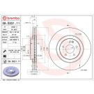 Bremsscheibe VA | MERCEDES SL 89-04 | 09.D231.11