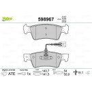 VALEO Bremsbeläge 598967