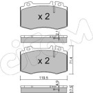 CIFAM Bremsbelagsatz, Scheibenbremse 822-563-5