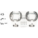 SATZ BREMSBACKEN VW 80,CORDOBA,IBIZA,GOLF,PASSAT 78 Shoe Kit Pro 84018202