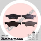 ZIMMERMANN Bremsbeläge 23640.190.1