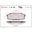 BREMBO Bremsklötze HA | TOYOTA Land Cruiser 07 | P 83 098