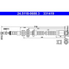 Bremsschlauch | 24.5118-0688.3