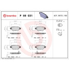 BREMBO Bremsklötze HA | OPEL | P 59 031