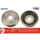 52 472 016 Bremstrommel | LAND ROVER FREELANDER 1.8 16V 4x4 00 - 06 | DB4297