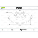 VALEO Bremsscheibe | 672523