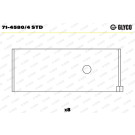 PLEUELLAGER | 71-4580/4 STD