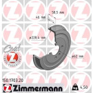 Bremstrommel HA | BMW 3 82 | 150.1703.20