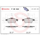 BREMBO Bremsklötze HA | FORD C-Max OPEL Vectra RENAULT 02-15 | P 59 042