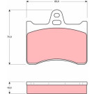 Bremsklötze HA | CITROEN CX,XM 75 | GDB262