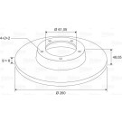 VALEO Bremsscheibe 197014