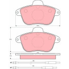 Bremsklötze VA | CITROEN XM 89 | GDB1085