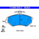 Bremsbelagsatz Audi S. 80/100/A4 82-01 | 13.0460-2934.2