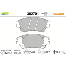 VALEO Bremsbeläge 302701